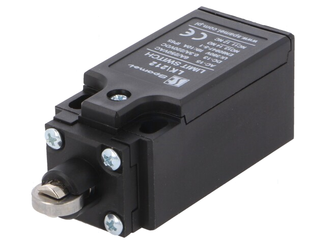 Eindschakelaar; roller van metaal; NO + NC; 5A; max.250VAC; IP65 Eindschakelaar; roller van metaal; NO + NC; 5A; max.250VAC; IP65